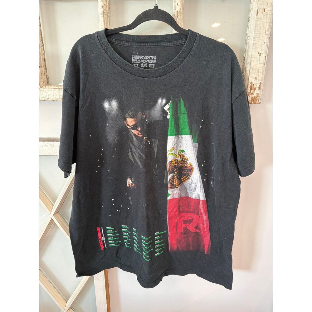 Fuerza Regida "Pero No Te Enamores" tour t-shirt size XL